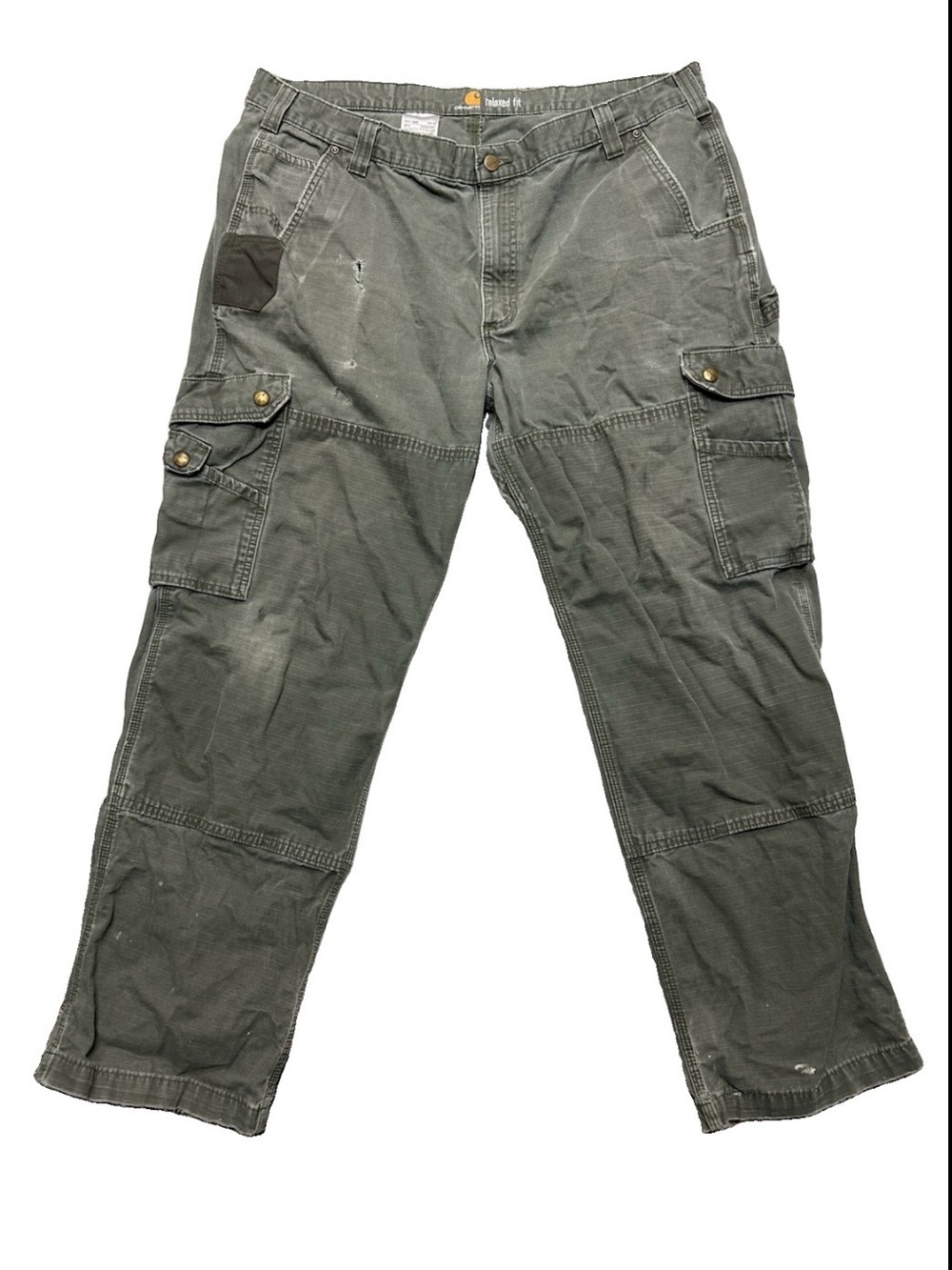 Carhartt B342-MOS Pants Men’s Distressed 40x30 Relaxed Fit Ripstop